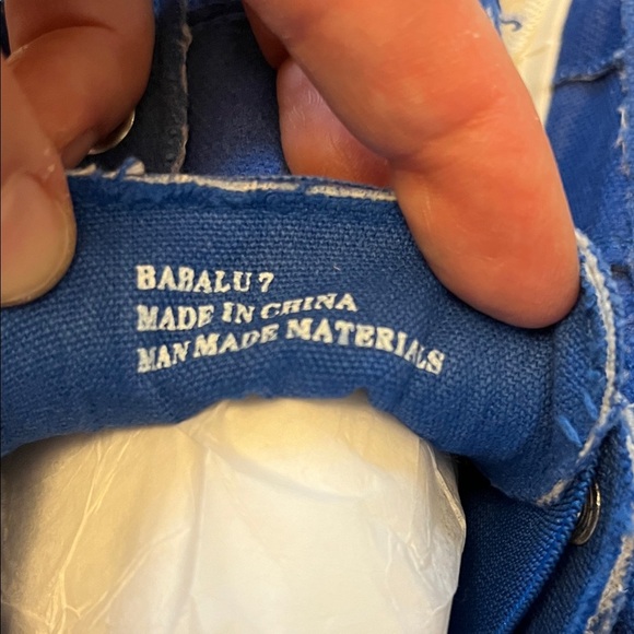 Corkys Royal Blue Babalu Canvas Slip-Ons NWOT Size 7 - Picture 3 of 8